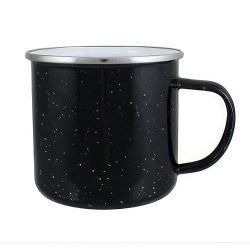 17oz Enamel Campfire Mug Black